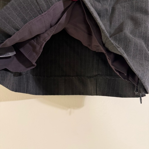 Reformation Hollyn Top Gray Pinstripe Square Neck - Picture 12 of 13